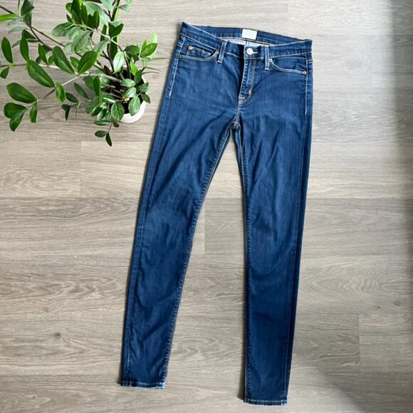 Hudson Jeans Dark Blue "Mid Rise" Skinny Jeans - Picture 1 of 12